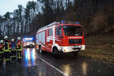 Weil der Stadt-Merklingen:20-jaehrige Fahrerin wird bei Unfall schwer verletzt. 